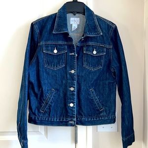 NWOT Calvin Klein Jeans Denim Jacket Dark Wash